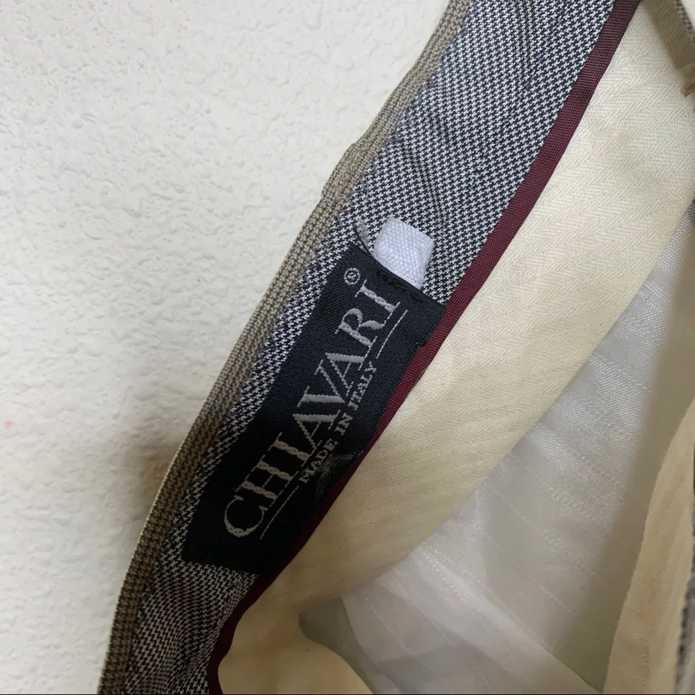 Chiavari Beige Wool Dress Trouser Pants